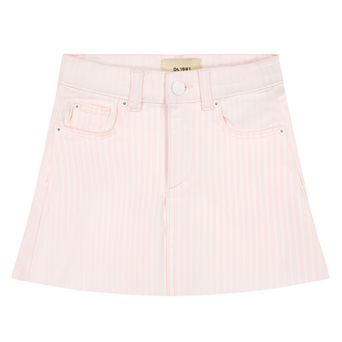 Jenny Mini Skirt - Pink Stripe