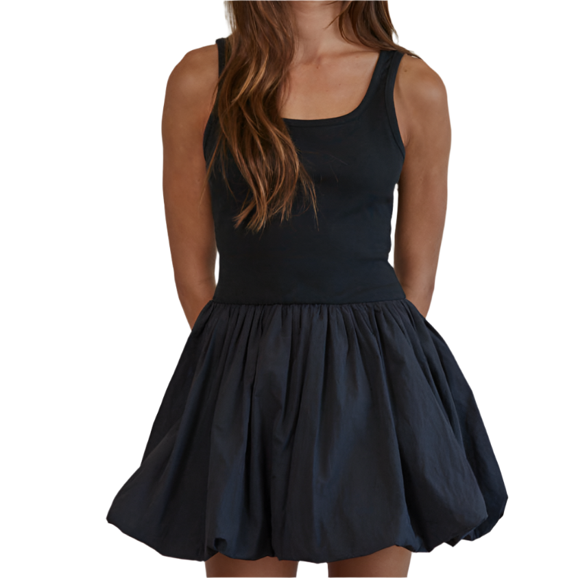 aster mini dress Aster Embroidered Mini Dress in capri blue