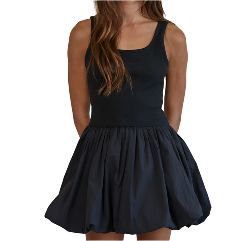 Aster Mini Dress - Black