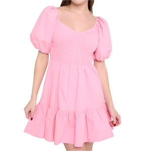 Petal Embrace Dress - Pink