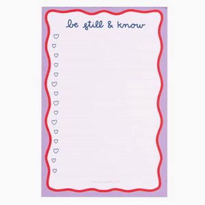Be Still & Know Notepad