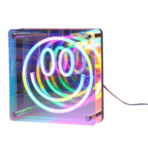 Neon Smiley Acrylic Sign
