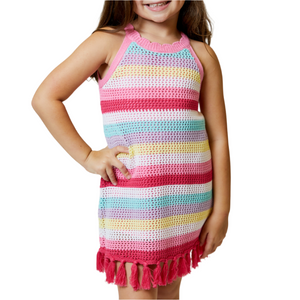Crochet Stripe Dress