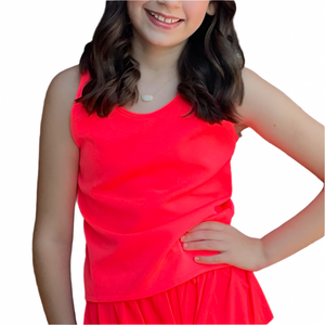 Coco's Collection - Racerback Tank - Neon Pink