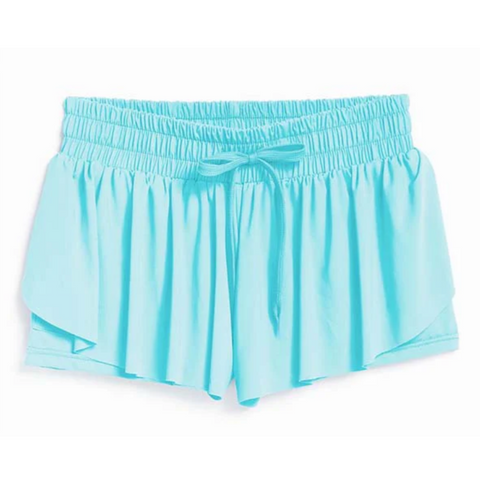 Fly Away Shorts - Aqua