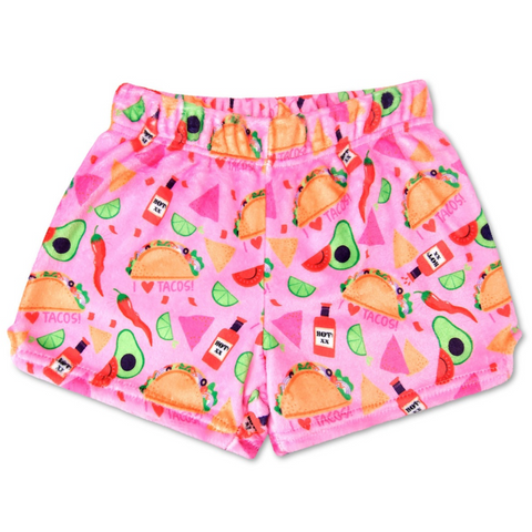 Taco Love Plush Shorts