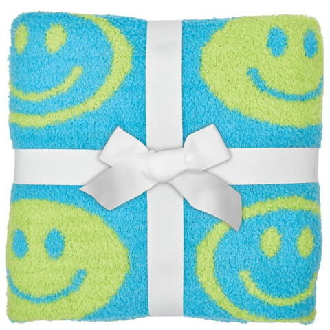 Smiles Cozy Knit Blanket
