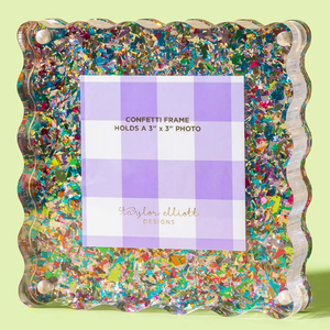 Small Picture Frame - Colorful Confetti