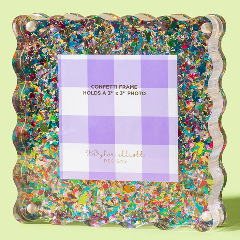 Small Picture Frame - Colorful Confetti