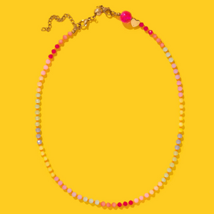Riley Necklace - Multi/Pink