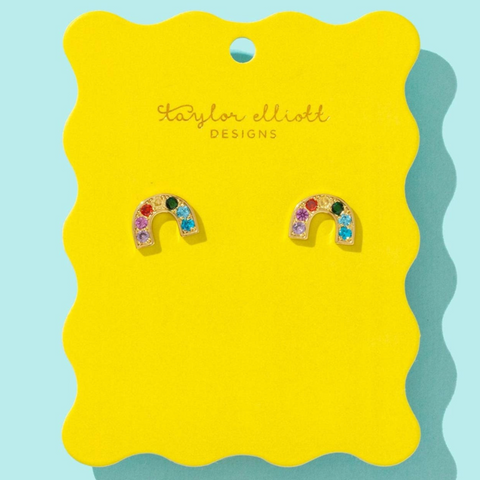 Charlie Rainbow Stud Earrings