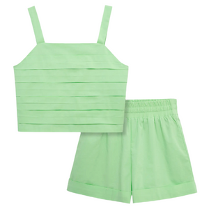 Tank & Short Set - Lime Green