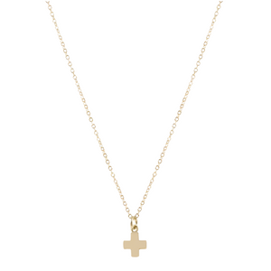 egirl Signature Cross Necklace - Gold