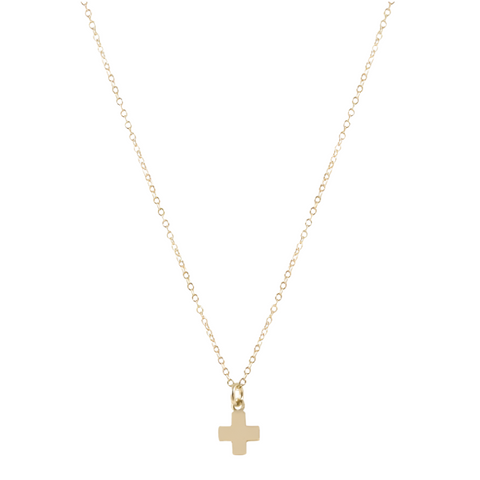 egirl Signature Cross Necklace - Gold