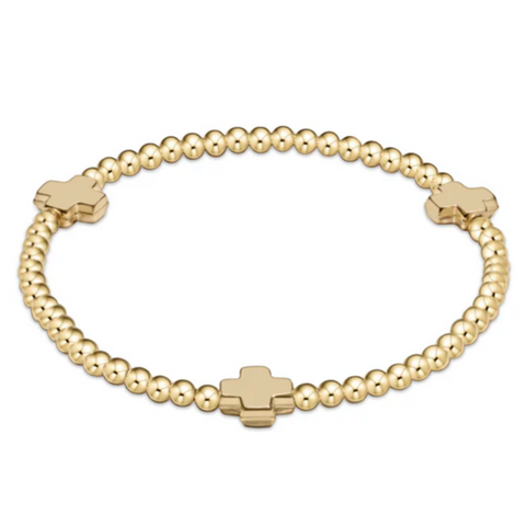 egirl Signature Cross Bracelet - Gold