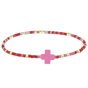 egirl Hope Unwritten Cross Bracelet - Multiple Colors