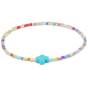 egirl Hope Unwritten Cross Bracelet - Multiple Colors