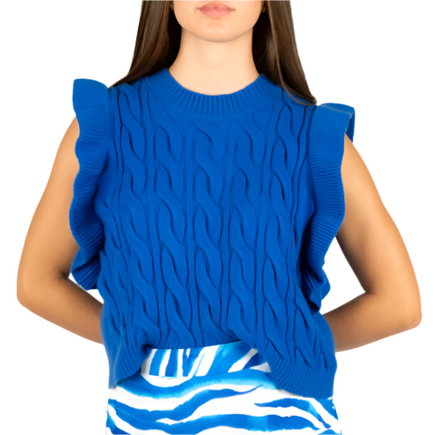 Miranda Vest - Cobalt
