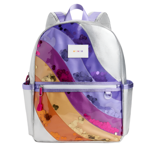 State - Kane Double Pocket Backpack - Sequin Wave
