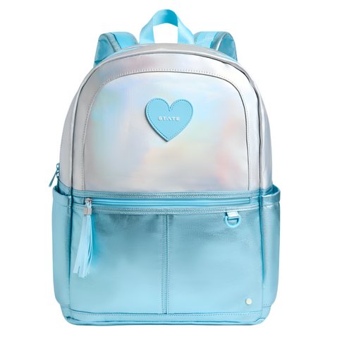 State - Kane Double Pocket Backpack - Blue Heart