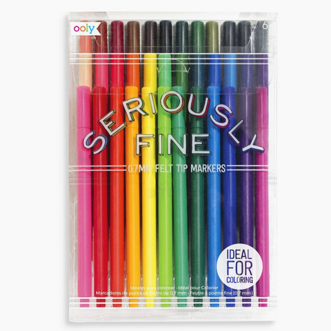 ooly - Seriously Fine Felt Tip Markers