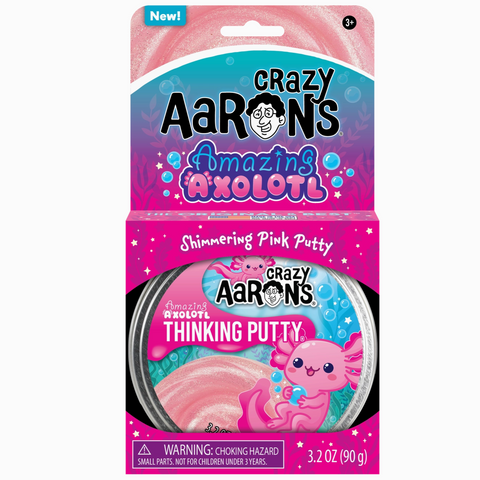 Amazing Axolotl - Full Size 4" Thinking Putty Tin