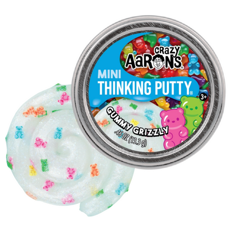 Mini Gummy Grizzly - 2" Thinking Putty Tin