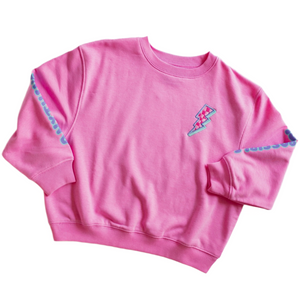 Lightning Sweatshirt - Berry Pink