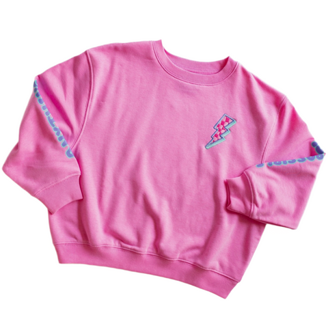 Lightning Sweatshirt - Berry Pink