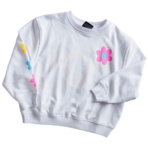 Radiate Positivity Sweatshirt - White