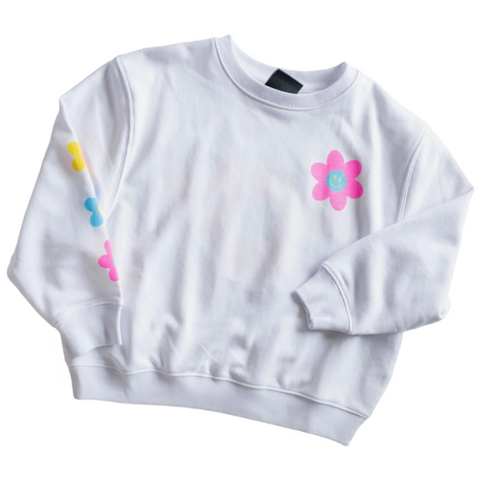 Radiate Positivity Sweatshirt - White