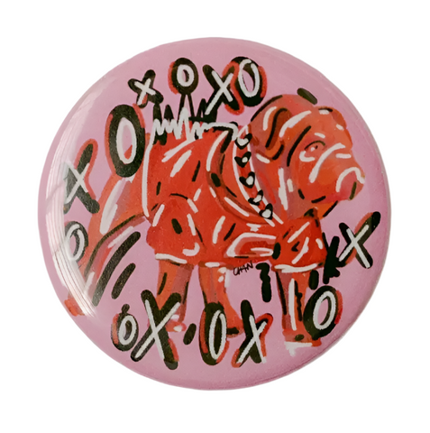 Chanart - XOXO Dawg Button