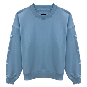 Leah Oversized Sweatshirt - Evening Blue
