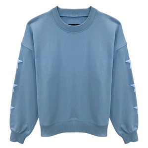 Leah Oversized Sweatshirt - Evening Blue