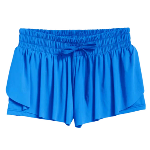 Fly Away Shorts in Cool Blue