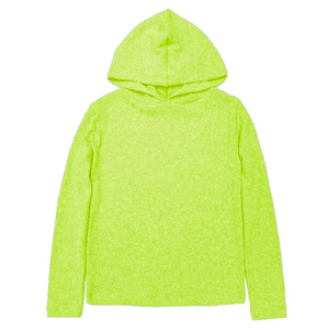 Waffle Pullover Hoodie - Lime