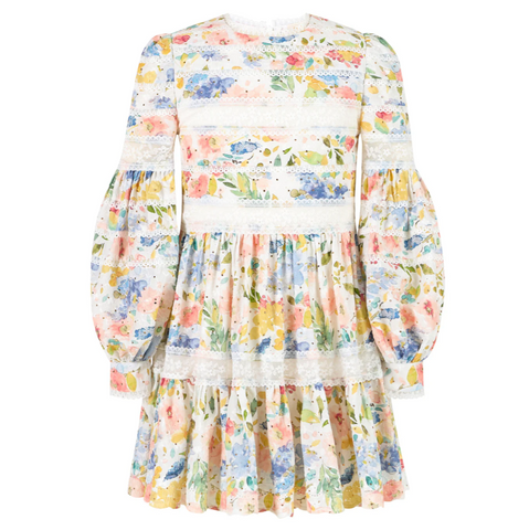 Lina Embroidered Dress