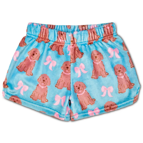 Pretty Pups Plush Shorts