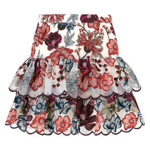 Elana Embroidered Skirt