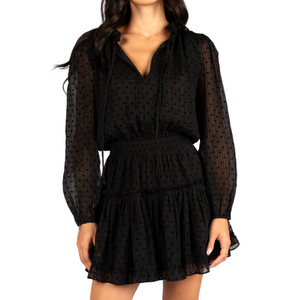 Freya Dress - Black Hearts