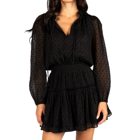 Freya Dress - Black Hearts