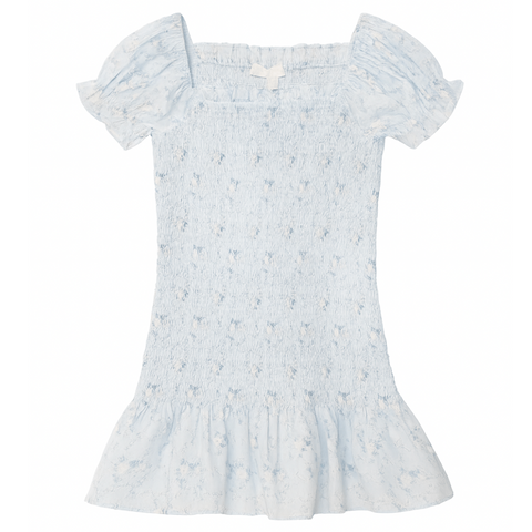 Mosa Dress - Snowdrop Blue