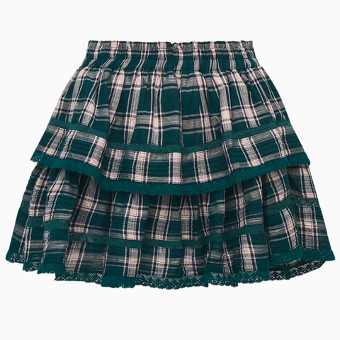Ruffle Mini Skirt - Mistletoe Kiss