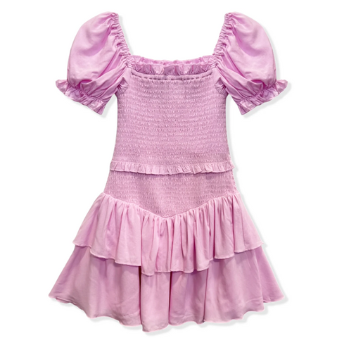 Lainey Dress - Baby Pink