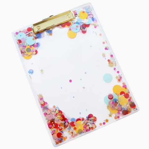 Confetti Clipboard - Never Boring