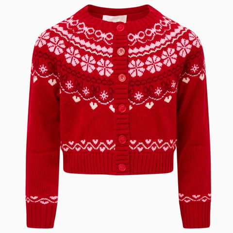 Wrenna Cardigan - Red Velvet