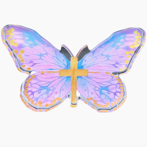 Cross Butterfly Acrylic Shelfie