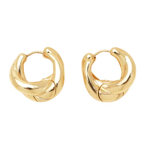 Mignonne Gavigan - Petite Bleecker Hoops in Gold