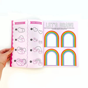 Pipsticks - Draw-Along Rainbow Sticker Book