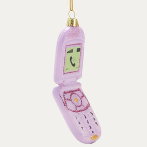 Cody Foster & Co - Pink Flip Phone Ornament